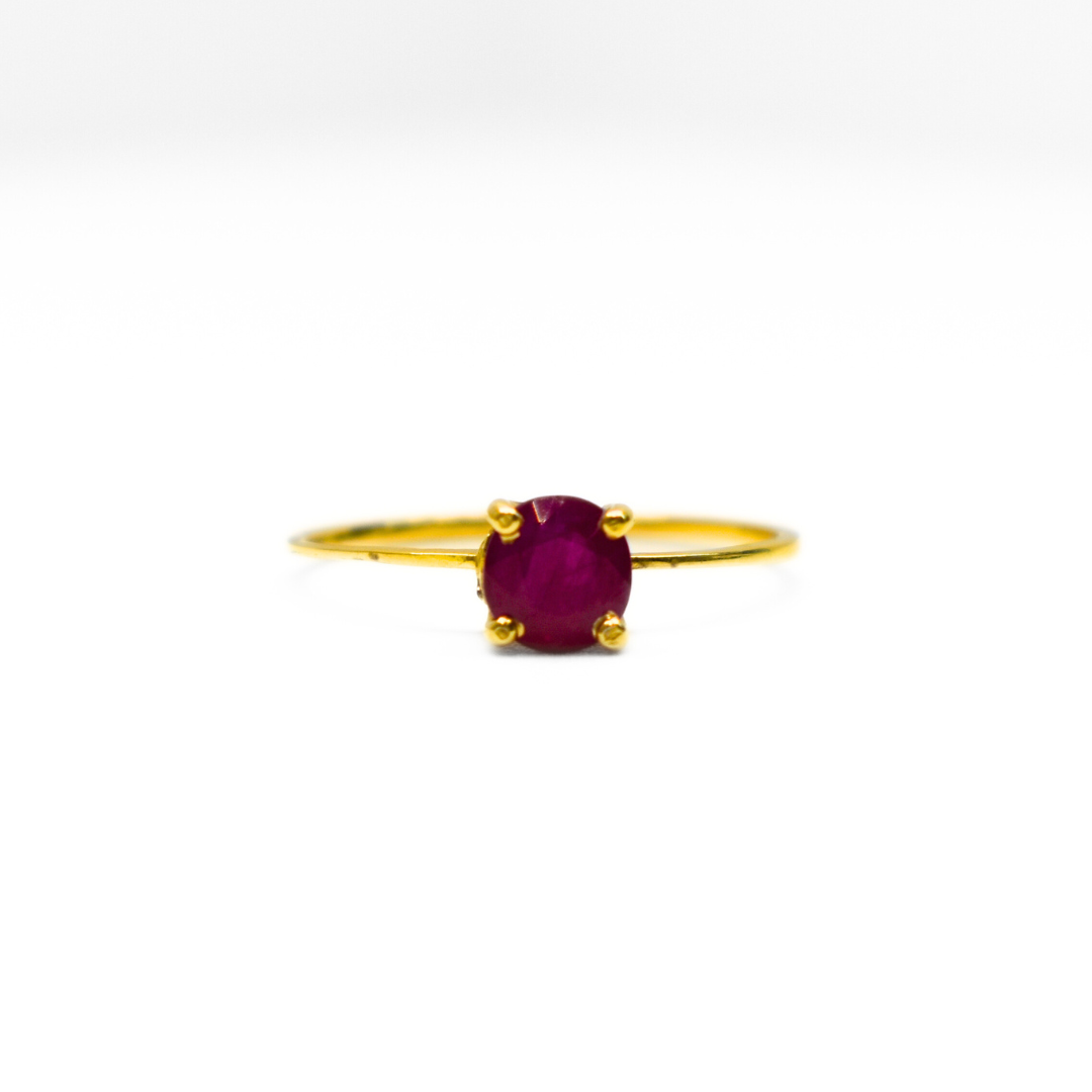 Picture of Round Ruby ColorPOP Ring